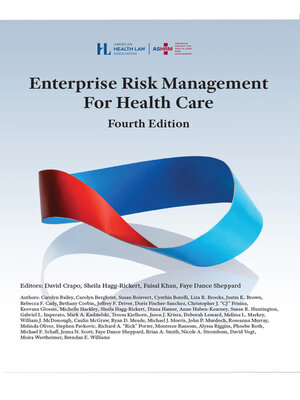 cover image of Enterprise Risk Management for Health Care (Non-Members)